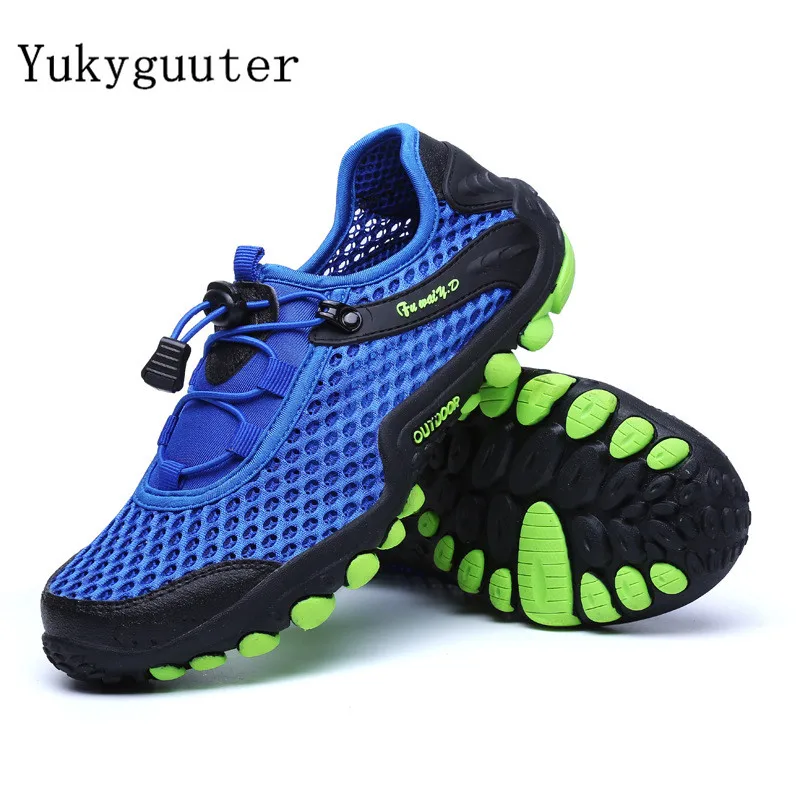 

Aqua Shoes Ultra-light Quick-drying Beach Water River Walking 2018 Summer Women Men Mesh Breathable Flotillas Outdoor Hiking