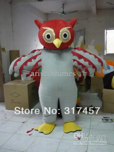 2014 NEW ARRIVE STYLE owl Fancy Dress Mascot Costume Adult Character Cosplay mascot costume free shipping | Тематическая одежда и