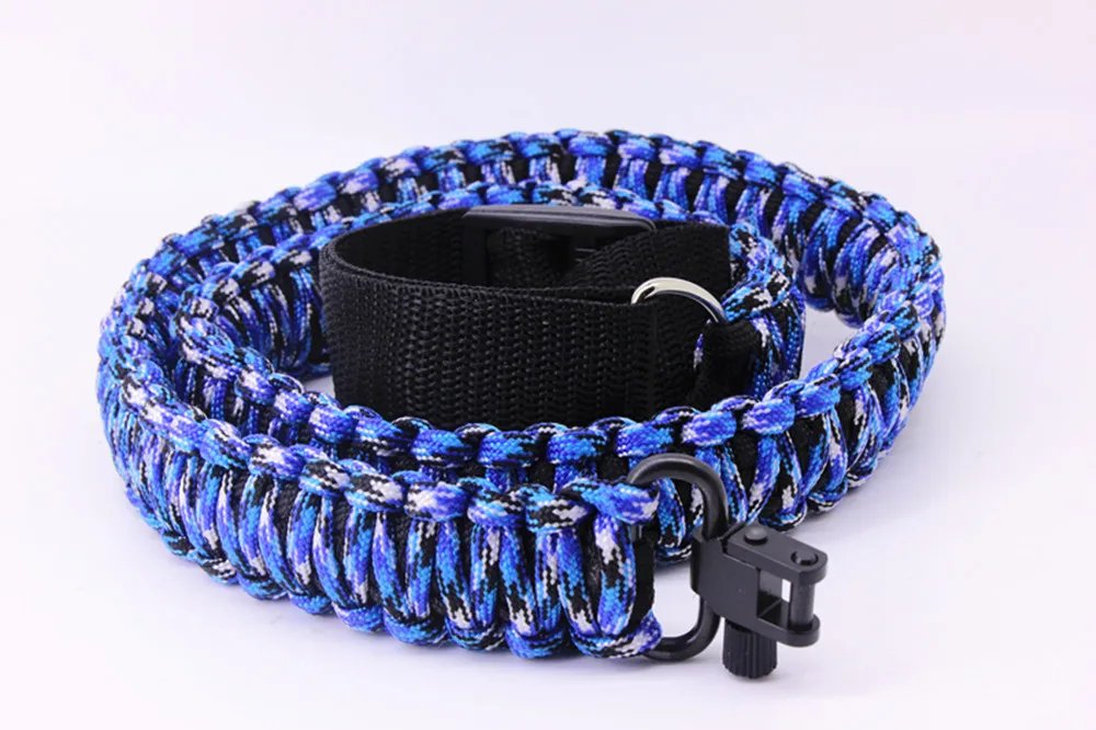 Adjustable Paracord Rifle Gun Sling Strap With Swivels / Hunting