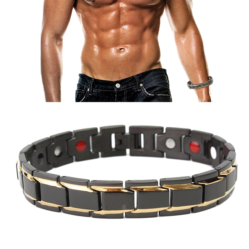 316L Hematite Copper Bracelet Men