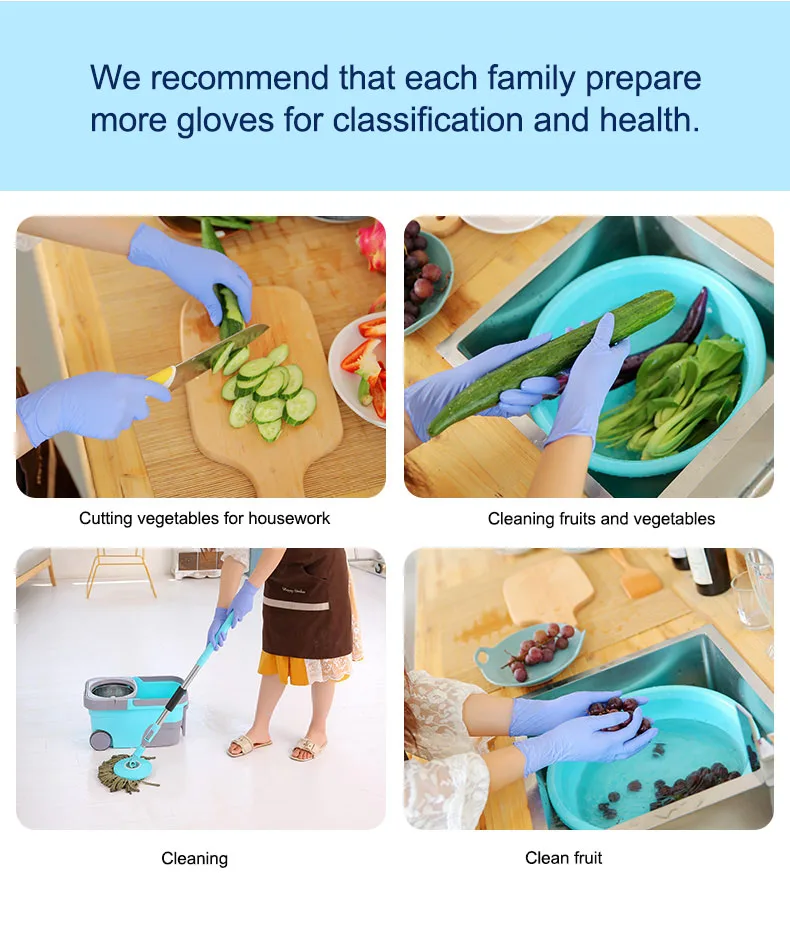 50/100 шт одноразовые латексные перчатки для мытья посуды/сада/кухни/медицинские резиновые или чистые перчатки универсальные рабочие перчатки 3 цвета