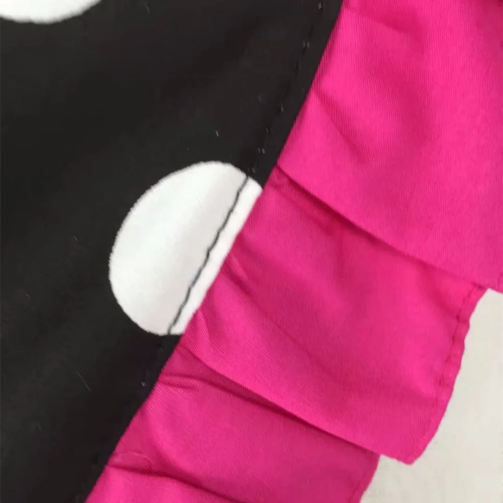 XiuMood New Fashion Sweetheart Adult Bibs Dots Cotton Fabric Kitchen Cooking Aprons Dress For Woman Waiter With Pocket