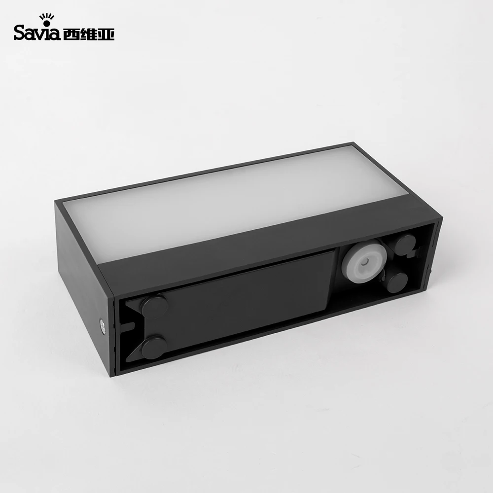 Waterproof Outdoor Wall Lamp LED 12W Plastic Outside Lights - Savia IP44 Garden Lamp for Balcony and Porch image 6
