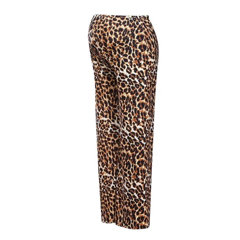 Women Floral Easy Pants Pregnancy Trousers Soft Pregnancy Loose Pants Maternity Clothing Female 40MA14 (4)