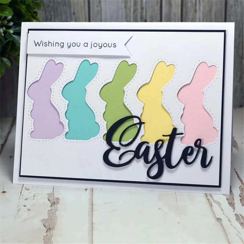 YaMinSanNiO Easter Words Metal Cutting Dies New 2019 ...