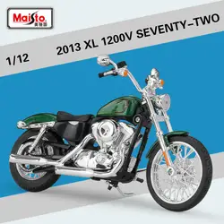 Maisto 1:12 для Harley 2013 модель моделирования мотоцикла украшения XL 1200 в 72-два мотоцикла скутер внедорожный Модель двигателя