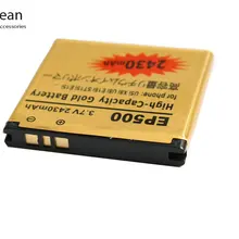 5 шт./лот 2430 мАч ep500 Золото Замена Батарея для ep500 W8 WT18I ST15i E15i SK17i E16i мини X8 X8i X7 u5i+ код отслеживания