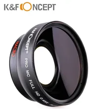Nueva 52mm 0.45x lente gran angular hd multi-revestido para nikon d5000 d5100 d3100 d7000 d3200 d80 d90 envío gratis
