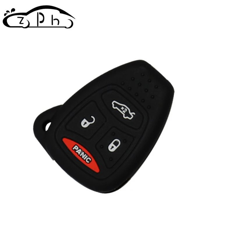Силиконовый чехол для автомобильных ключей Jeep Wrangler Compass Liberty CHRYSLER 300C PT Cruiser Sebring Dodge