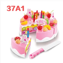 37 шт. DIY Модель именинного торта кухонная игрушка 3+ Дети ранняя Классическая образовательная игрушка ролевые игры