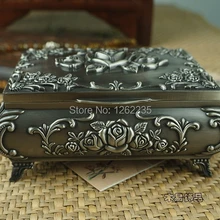 130*100*45 мм креативный подарок для свадьбы дня рождения коробка Европейская Шкатулка принцессы Розовые коробки для хранения