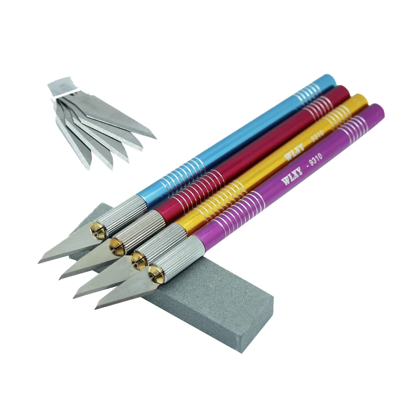 2 Handles+5 Bladesjewery Dental Lab Ceramic Sculpturing Knife Blade