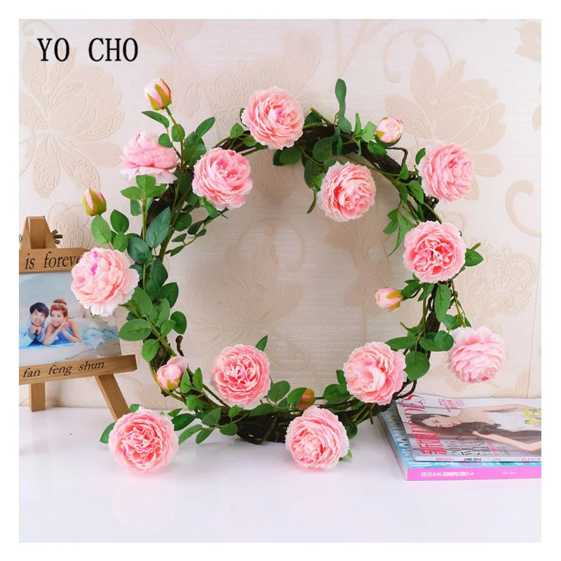Artificial Flowers 3 Heads White Yellow Peonies Silk Flowers Peony Artificial Flower Wedding Decor for Home Peonies Color 11