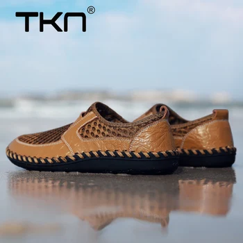 

TKN 2019 Men Outdoor Sneakers Breathable Waterproof Air Mesh Hiking Shoes Man Outdoor Climbing Sneakers Trekking Trail Sport7923