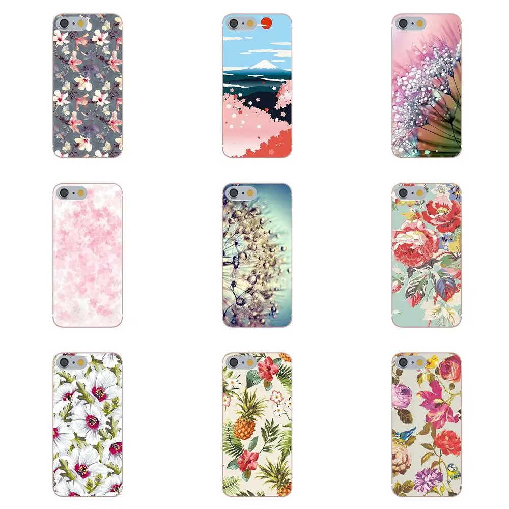 Tpwxnx цветок вишневая Роза Ромашка для Huawei G8 Honor 5C 5X6 6X7 8 9 Y5II Mate P7 P8 P9 P10 P20 Lite Plus 2017 TPU