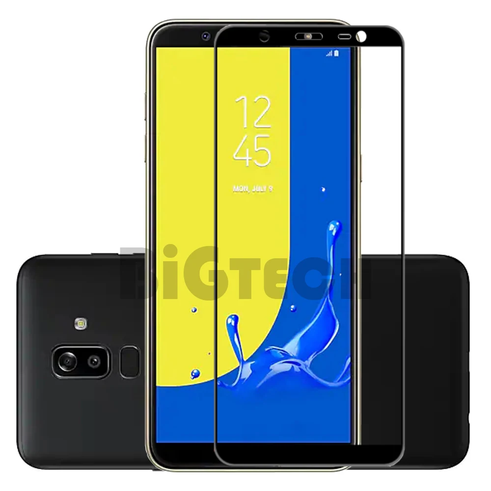 Полное покрытие экрана из закаленного стекла для Samsung Galaxy J3 J4 J6 J7 J8 2018 J530 2017