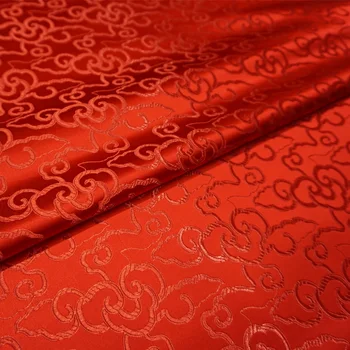 

70x100cm yard dyed jacquard satin 3D jacquard brocade fabric for fashion dress cushion cover curtain table cloth patchwork