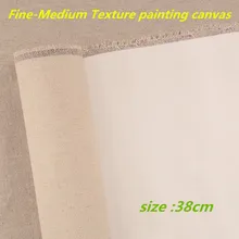 38 см Широкий рулон тонкой текстуры-средняя текстура грунтованный рулон бумаги для рисования 361gsm