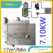 17m3/min( 7.1KW cooling capacity)  Integrating major components: Pre-cooler and re-heater; heat exchanger; air/water separator