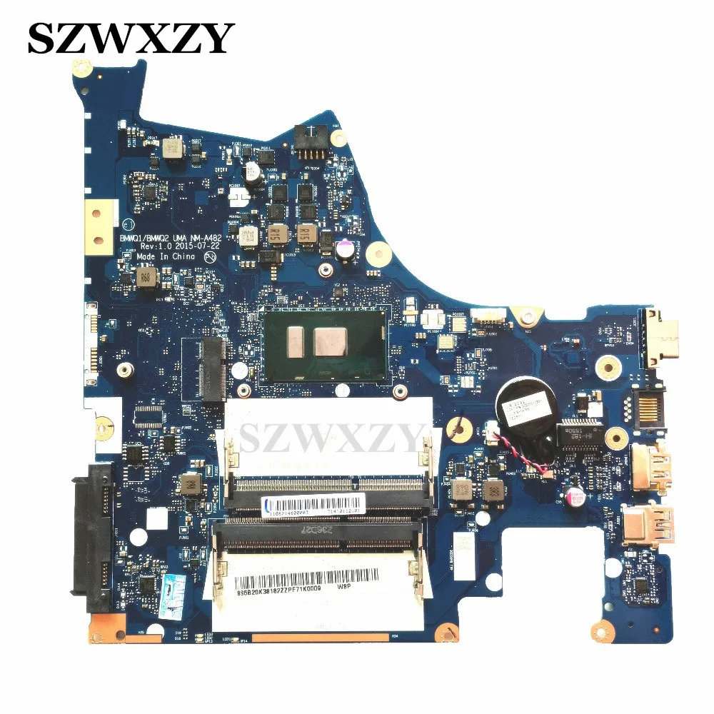Для Lenovo 300-15ISK материнская плата для ноутбука с процессором SR2EZ I7-6500 5B20K38182 NM-A482