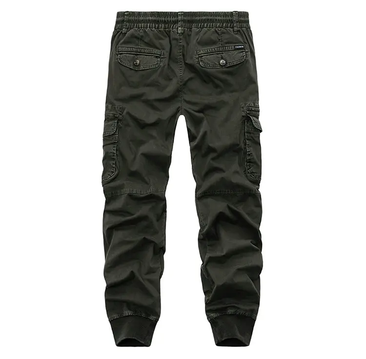 Горячая Мода тактические карго брюки мужские повседневные тонкие мужские s брюки для бега военные лодыжки