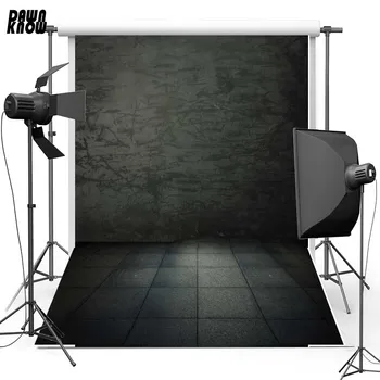 

DAWNKNOW Black Wall Vinyl Photography Background For Child Floor New Fabric Polyester For Personal Photo Studio F677