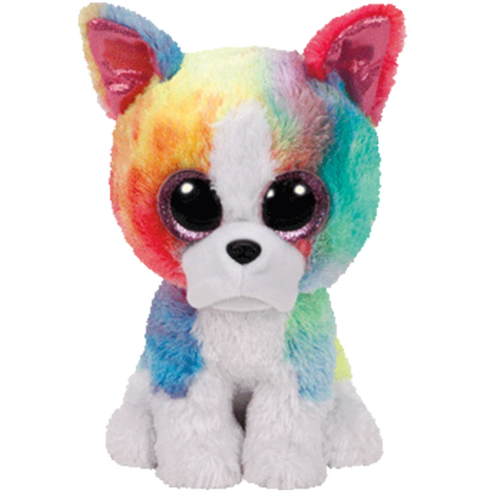 

Pyoopeo Original Ty Boos 10" 25cm Isla the Bulldog Plush Medium Stuffed Animal Collection Puppy Dog Doll Toy with Heart Tag