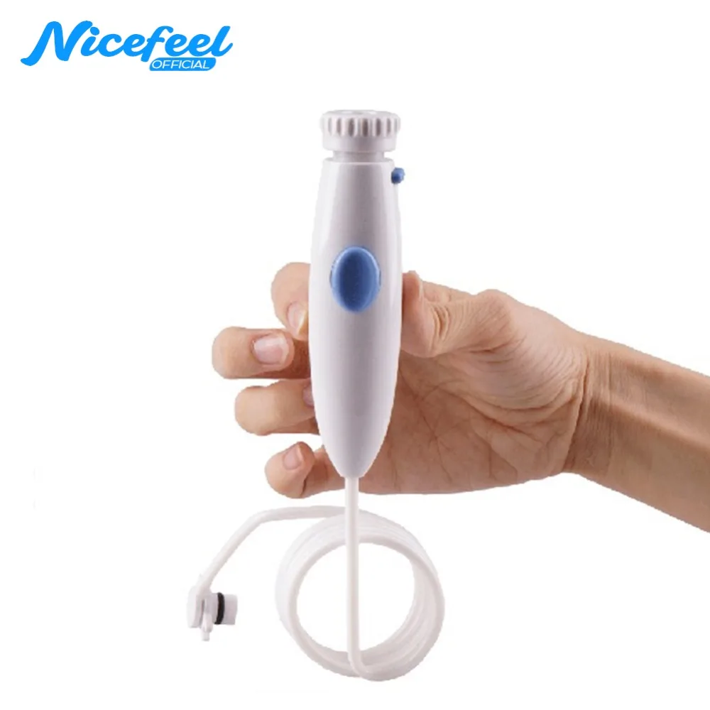 

Nicefeel Water Flosser Oral Irrigator Dental Water Jet Replacement Tube Hose Handle For Model VL-1505 OC-1200 WP-100 Only