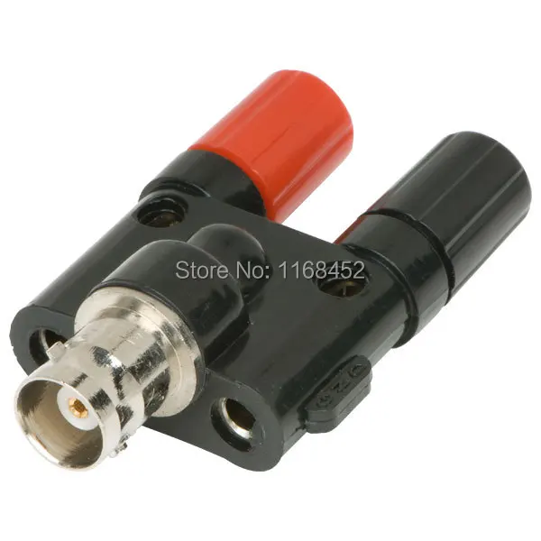 

BB134 3pcs BNC Adapter,BNC Female with 2*4mm Stackable Binding Post banana plug