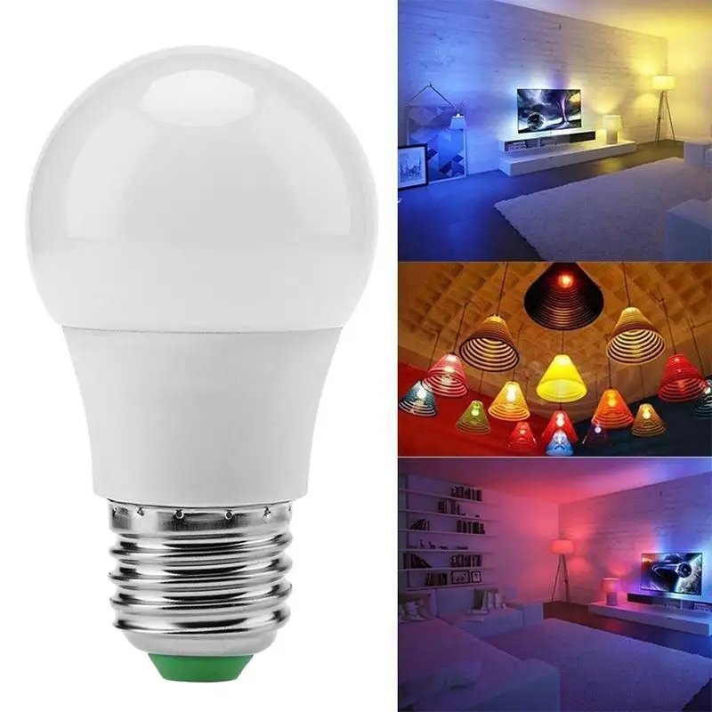 Litake RGB E27 светодиодный энергосберегающий светильник Ночной с дистанционным