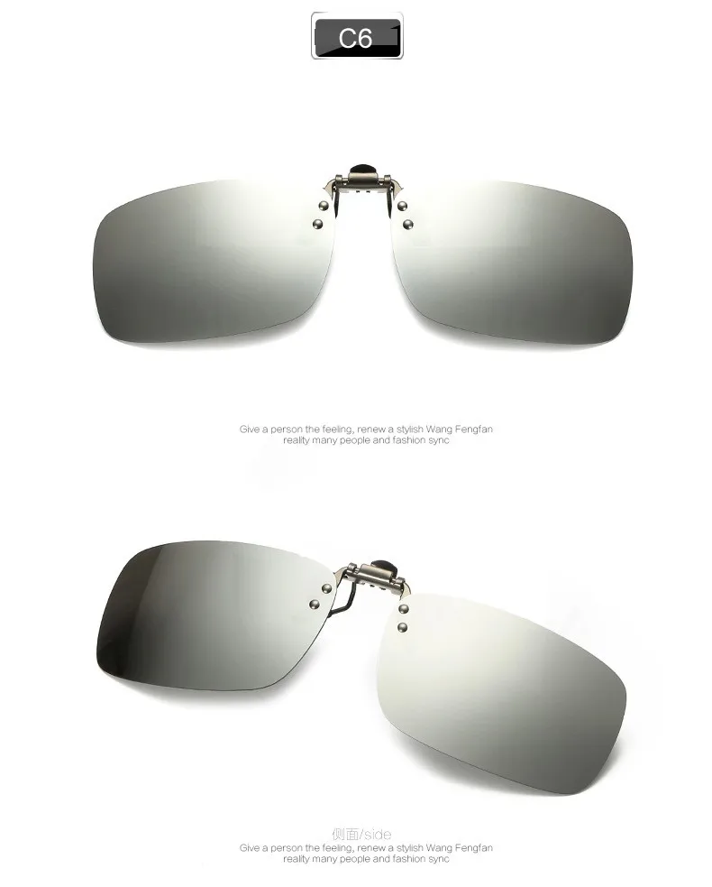 Pro Acme клип на солнцезащитные очки носить по рецепту очки поляризованные линзы UV400 CC0841