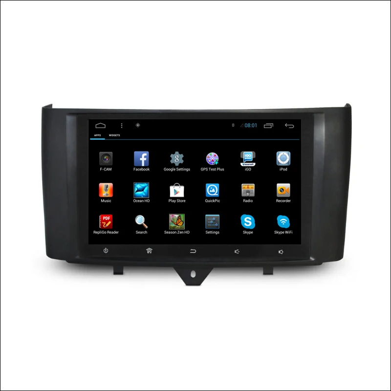 Flash Deal YESSUN Android Radio Car DVD Player For Benz Smart 2010~2015 stereo radio multimedia GPS navigation with WIFI Bluetooth AM/FM 1
