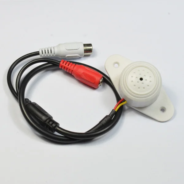 Mini CCTV Wide Range Microphone for Security Camera Audio Surveillance