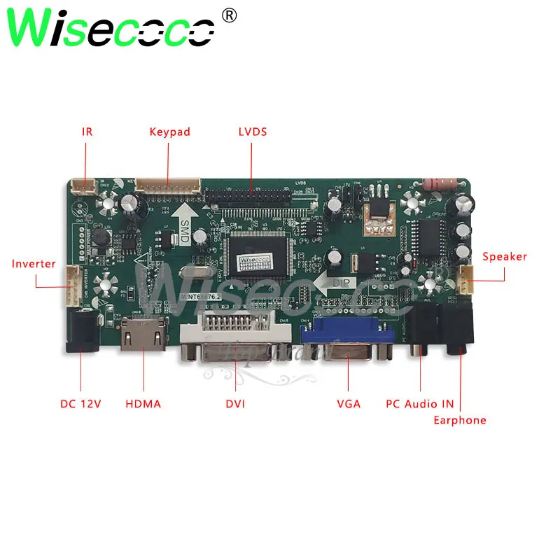 Polegadas 1280 Rgb 800 Display Lcd de Tela Dvi Vga 20 Pinos Placa Controlador Lcd Aa121td02 12.1 - Imagem 5