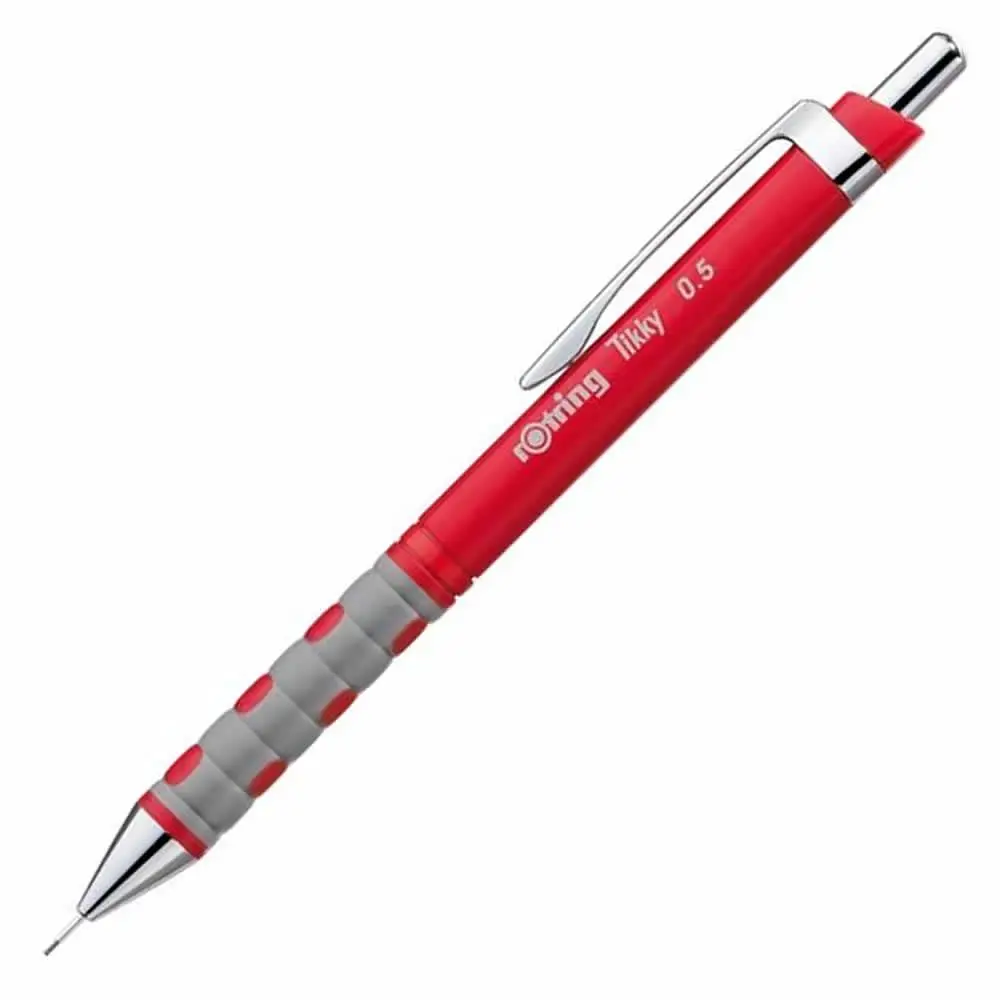 ROtring 0,5 мм автоматические механические карандаши и грифели для заправки наборы карандашей для школы и офиса - Цвет: Red pencil