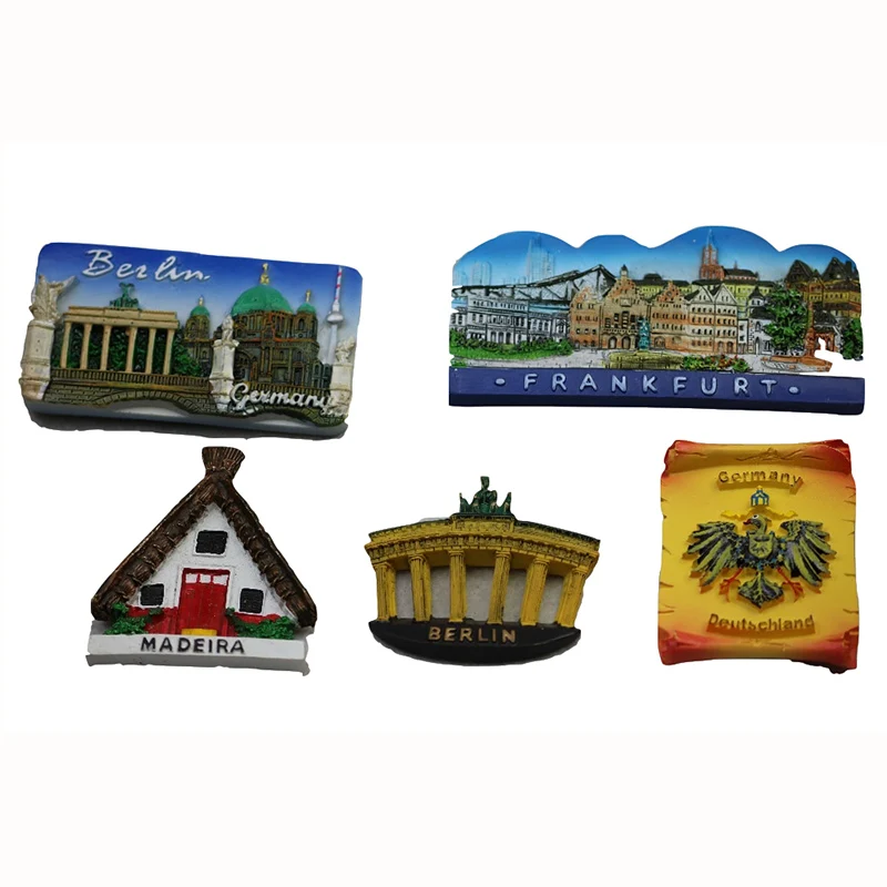 

Switzerland Berlin Around The World Scenery Refrigerator Magnet 3D Fridge Magnet Sticker Travel Souvenir Kitchen Home Decoration