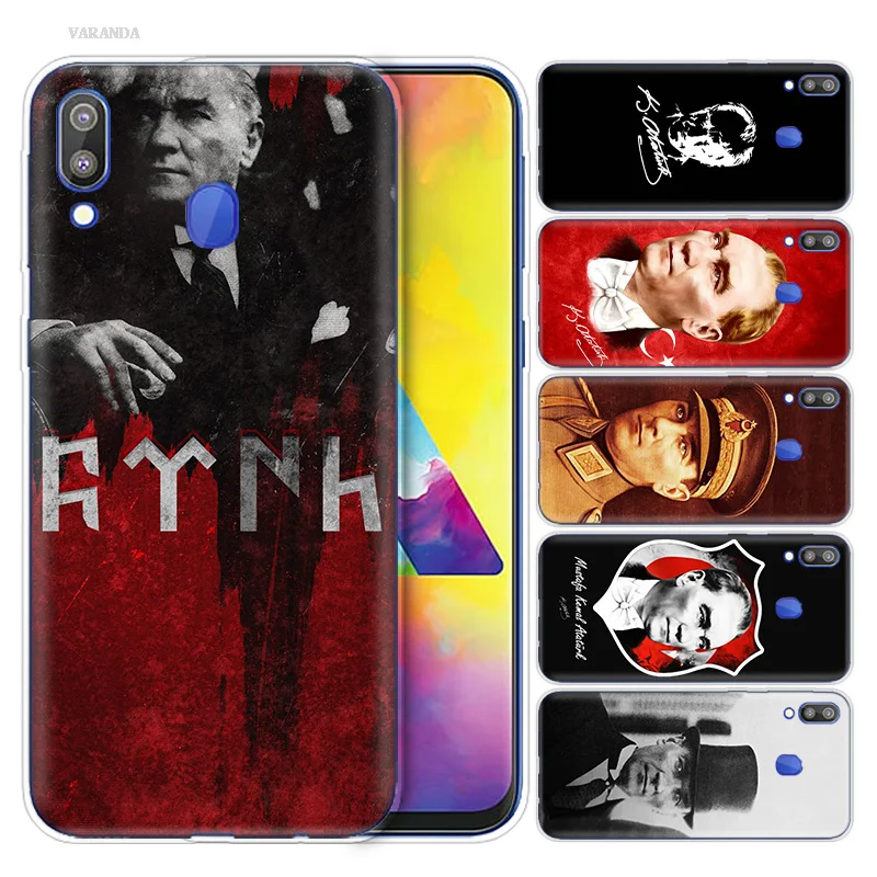 

Case for Samsung Galaxy S10 S10e S10 5G Plus M10 M20 M30 A10 A20 A30 A40 A50 A70 Turkey Mustafa Kemal Ataturk Print Back Shell