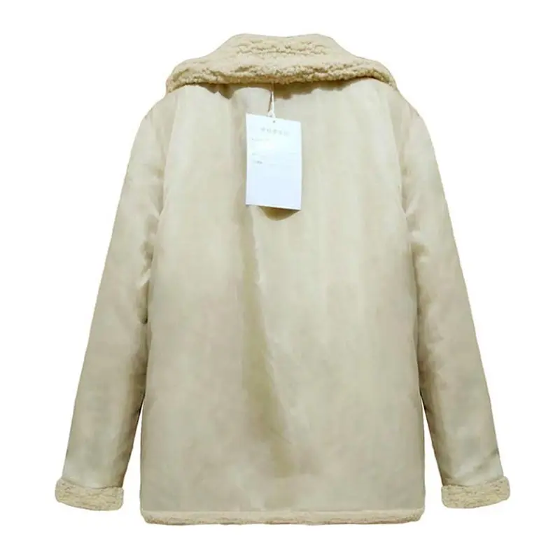 Женская куртка, меховое пальто, зимняя флисовая куртка, Женское пальто, женская куртка размера плюс, с капюшоном, плюшевое пальто, с длинным рукавом, меховое пальто, chaqueta mujer
