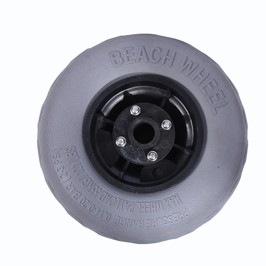 2pc 9"Inch Pneumatic Tire PVC Ballon Kayak Trolley/Trolley Wheels Beach For The Beach Trolley Y05012 PVC Inflatable Wheel