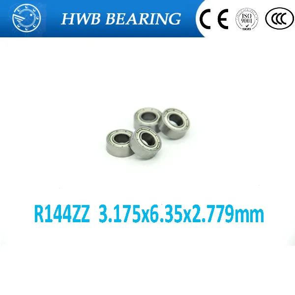 

100pcs R144 Dental Handpiece Bearing 3.175*6.35*2.381 mm open miniature ball bearings free shipping