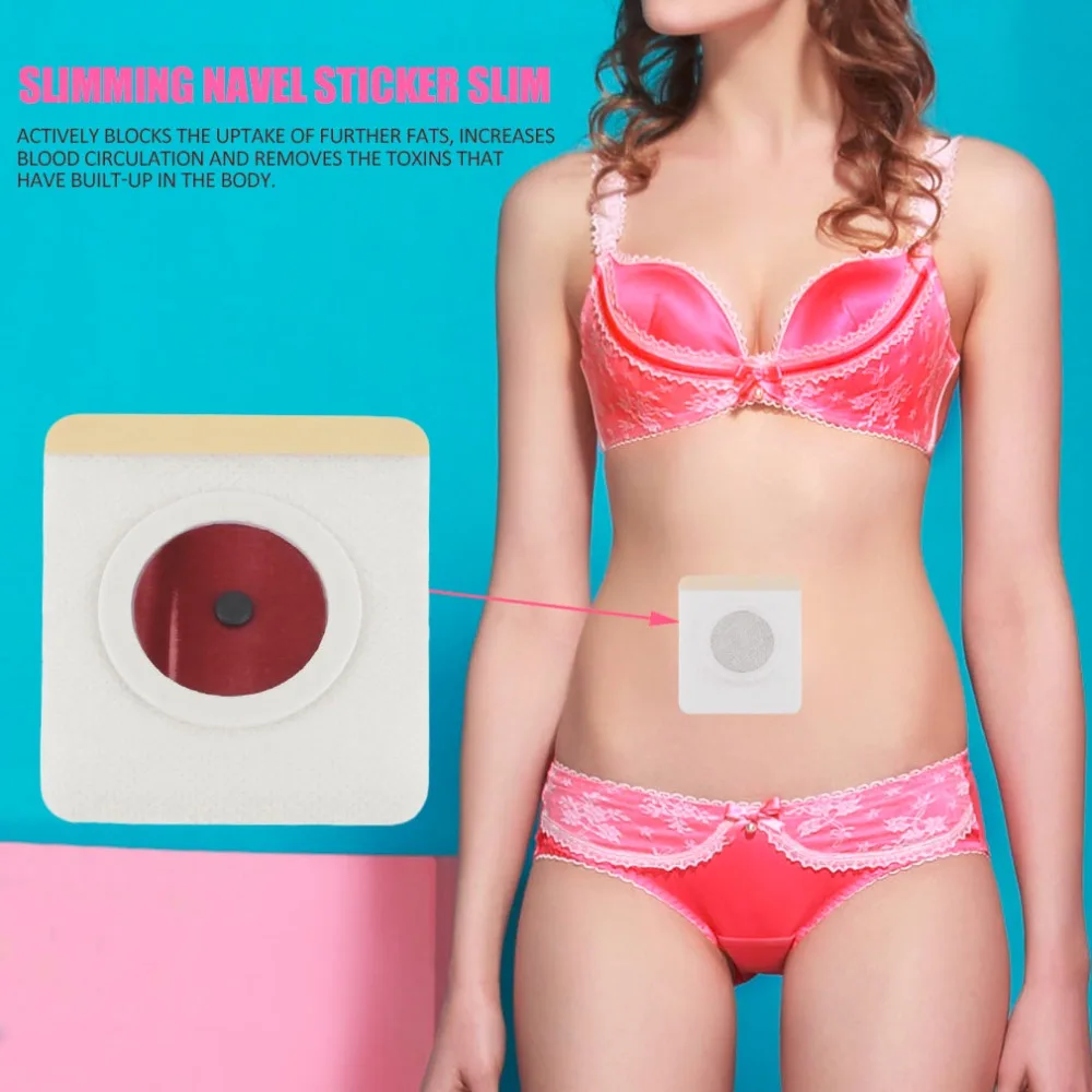 100PCS Slimming Navel Sticker Slim Patch Lose Weight Burning Fat Health Care Accessory | Красота и здоровье