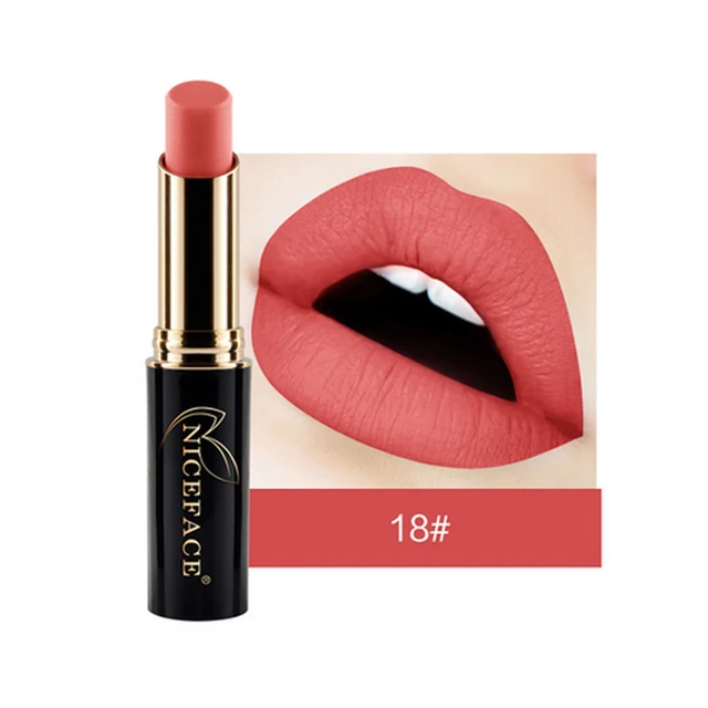 Matte Lipgloss Long Lasting 24 Hours Waterproof Matte Liquid Lipstick Makeup Liquide Mat