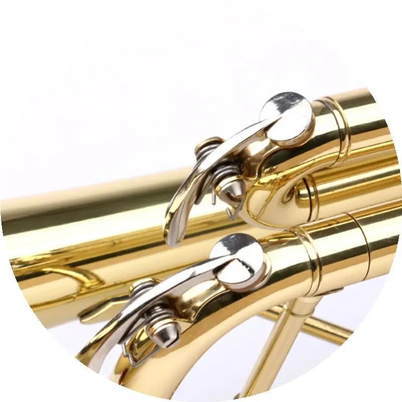 Trumpet musical instrument B flat trumpet ZH560 Gold lacquer playing professional grade student