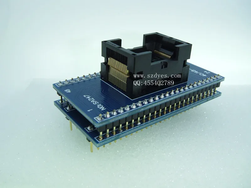 Сжигание сиденье Адаптер TSOP48PIN-DIP48PIN FLASH Test bench TSOP48 № SA247 ПРОГРАММИСТ | Электроника