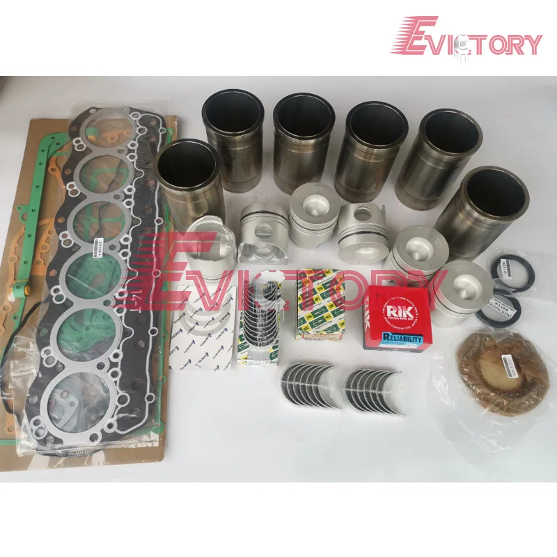 

Engine rebuild kit For Mitsubishi 6D14 6D14T piston piston ring cylinder liner gasket kit main bearing and con rod bearing