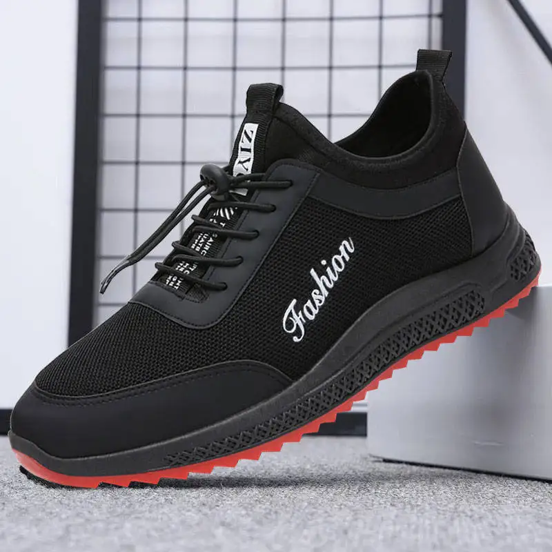

Spring new type of recreational breathable sneakers lace anti-skid wear-resistant single shoes