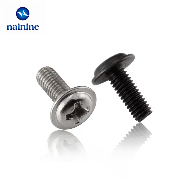 Buy 100Pcs M3*5 Pan Electronic Screw With Pad Referral For Computer Floppy DVD