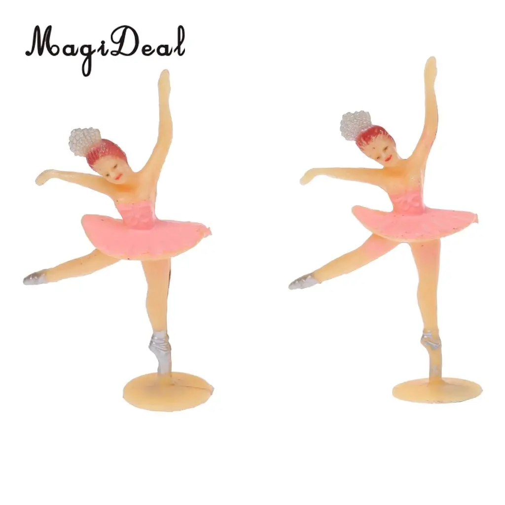 MgaiDeal 12pcs Mini Ballerina Dancing Girl Baby Shower Favors Party Table Decor Supplies Lightweight and Durable Girl Confetti