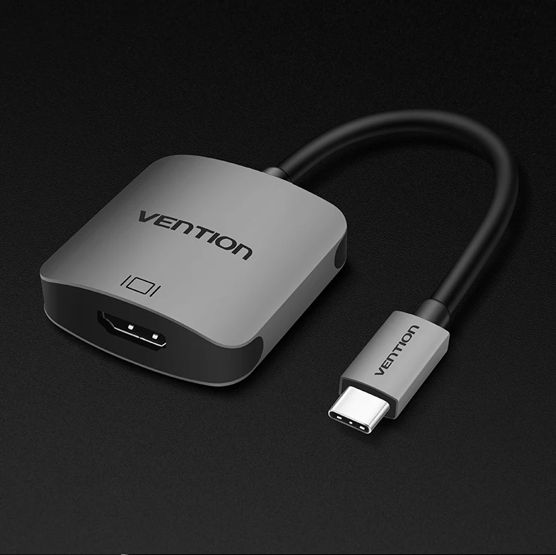 Vention USB C type C к HDMI Женский поддержка 4K* 2K для Macbook Chromebook Pixel Xiaomi huawei mate 10 USB 3,1 type-C HDMI адаптер