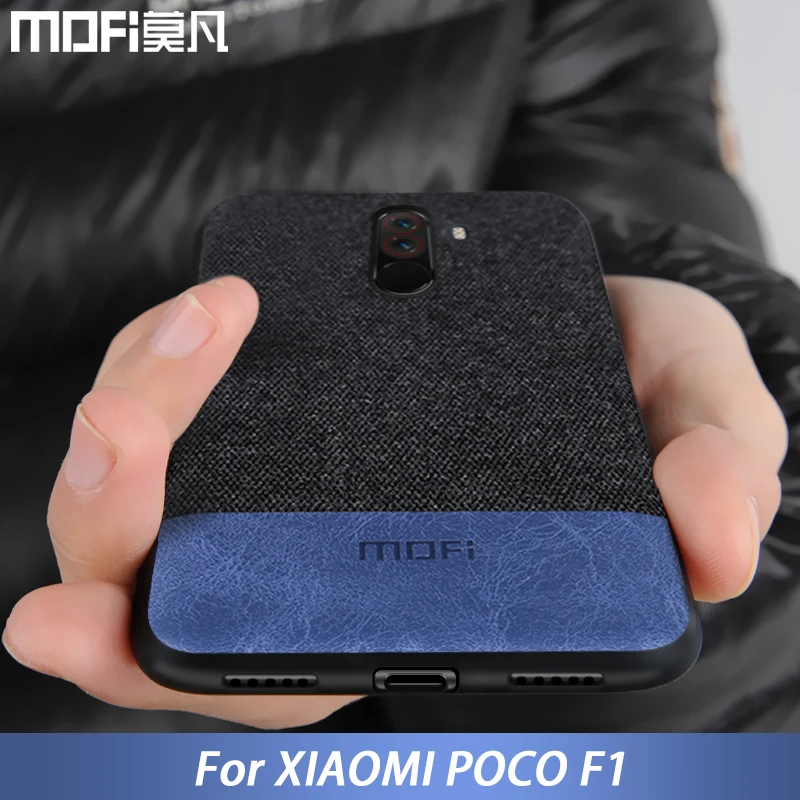 Чехол для Xiaomi POCOPHONE F1 чехол global POCO задняя крышка из силиконовой ткани защитный MOFi
